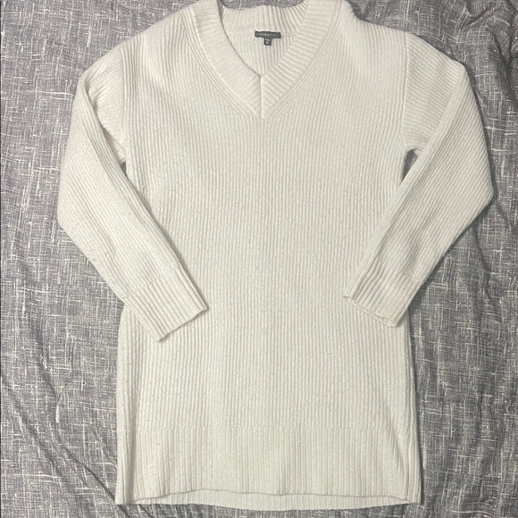 Dynamite Cream Ribbed Knit Top - Picture 1 of 3